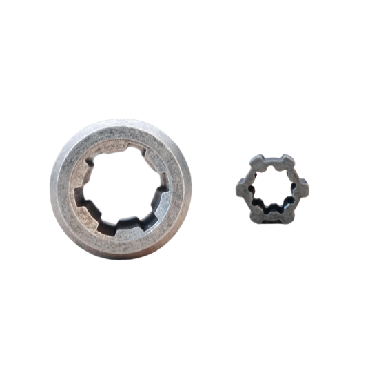 Preview: Hydraulik Kupplung Hülse mit Stern-Einsatz Spline-Adapter für Pumpenantrieb