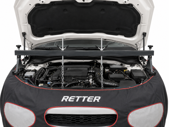 Preview: RETTER Motorbrücke 0,5 t – Motortraverse mit 2 Lastspindeln, 730–1480 mm