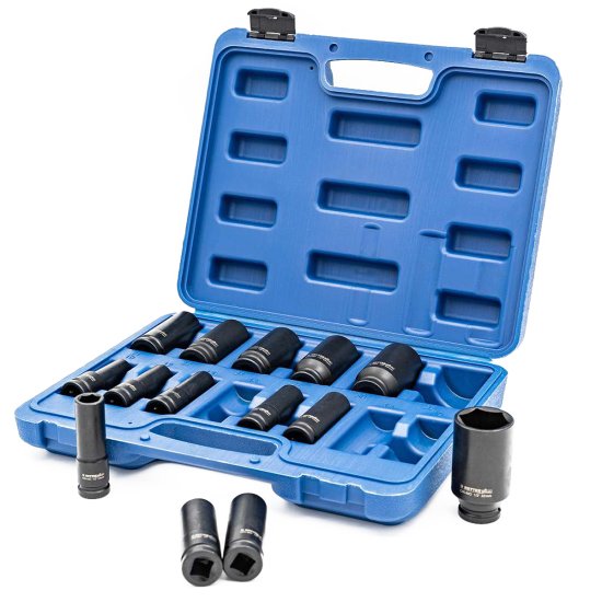 Schlagschrauber Nüsse Set 14-tlg 10-32mm Kraft-Steckschlüssel
