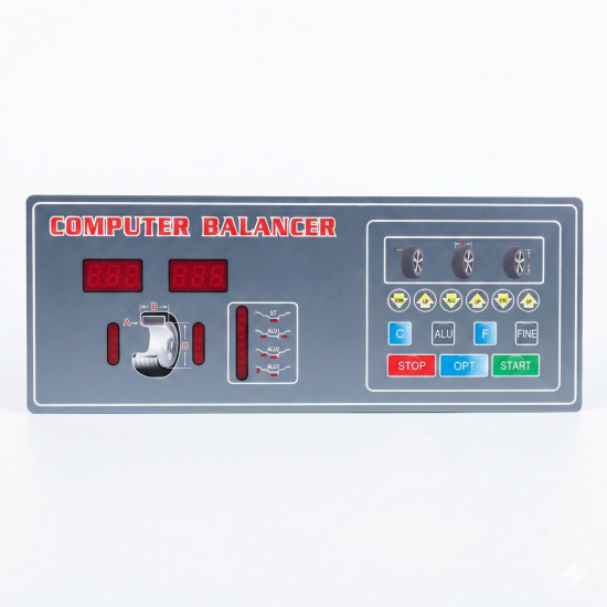 Schaltfläche Druckmatrix für Display für RETTER Wuchtmaschine RT-WB-65B