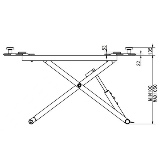 Preview: Scherenhebebühne 2.8 t & Mobil-Kit - Spengler