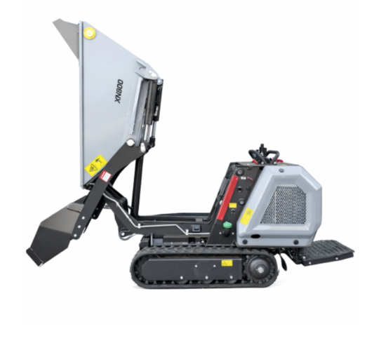Anhänger- & Minidumper Bundle Universal N15 1500 kg Tieflader + XN800 Profiline Raupendumper Hochentladung