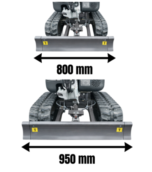 Bundle KS10-8 Austria Edition Minibagger 1.000 kg + XN800 Profiline Raupendumper Hochentladung
