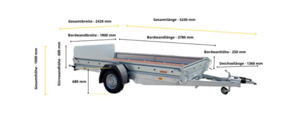 Bundle KS10-8 Austria Edition Minibagger 1.000 kg + Universal N15 Tieflader Anhänger 1.500 kg