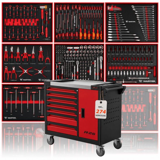 RETTER R26 Werkzeugwagen – 274 - teiliges