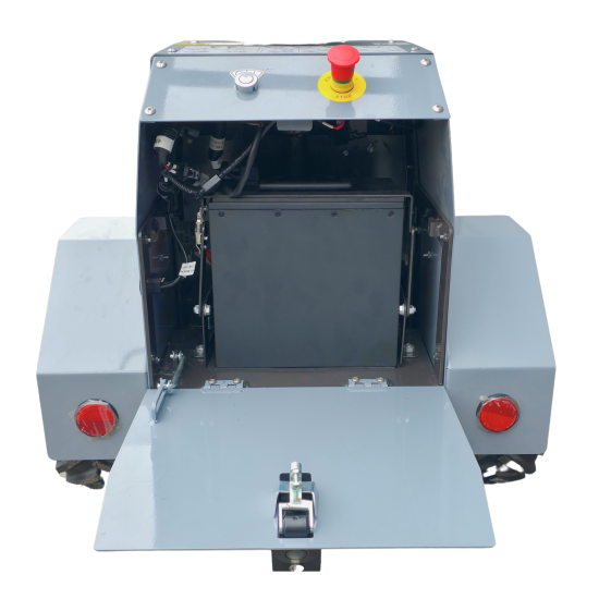 AGROX Elektro-Allrad-Dumper 500kg, Lithium-Akku und hydraulische Knicklenkung