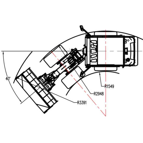 Diesel Hoflader 2.7 T - Teleskoplader 1500 kg Hubkraft | OX1090T - Kubota Motor 25 PS