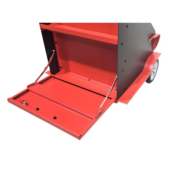 Diagnosewagen mit Rollladenklappe - RT-403 Multifunktionswagen RETTER | Universal-Laptopwagen fahrbar