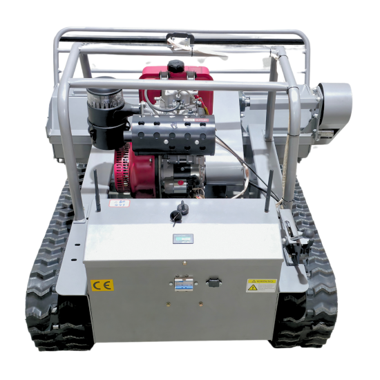 AMD-R120 Ferngesteuerter Diesel-Rasenmäher mit Raupenantrieb – 1200 mm Schnittbreite