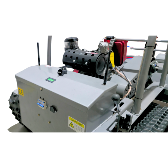 AMD-R120 Ferngesteuerter Diesel-Rasenmäher mit Raupenantrieb – 1200 mm Schnittbreite