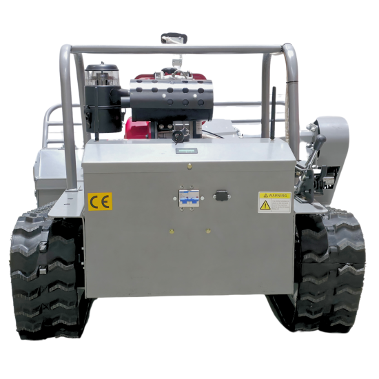 AMD-R120 Ferngesteuerter Diesel-Rasenmäher mit Raupenantrieb – 1200 mm Schnittbreite