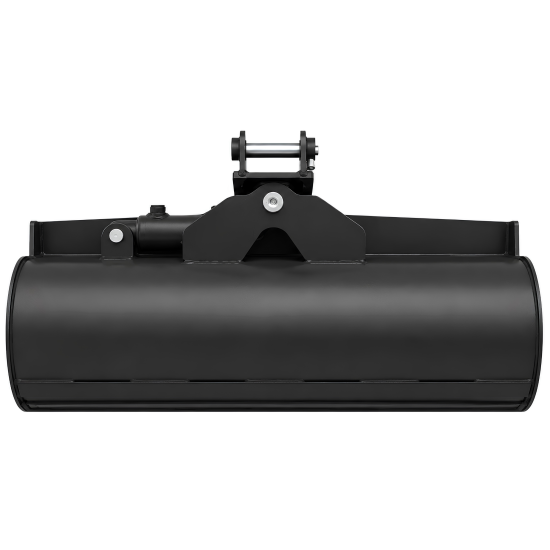Preview: Böschungslöffel schwenkbar 1000 mm für Minibagger 1.5 bis 2 t – ohne Zähne, Schnellwechsleraufnahme