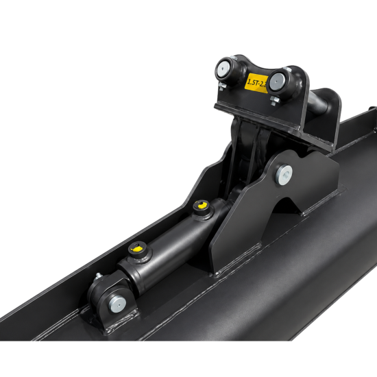 Böschungslöffel schwenkbar 1000 mm für Minibagger 1.5 bis 2 t – ohne Zähne, Schnellwechsleraufnahme