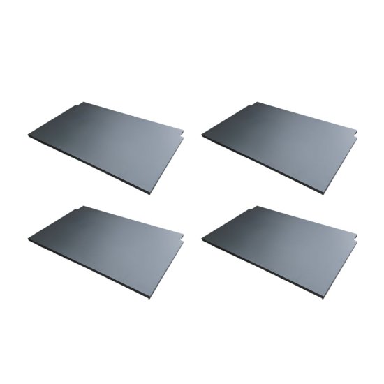 Einlegeböden SET 4-tlg. für Schranksystem RTX8000 | 743 x 440 x 15 mm - Fachböden SET