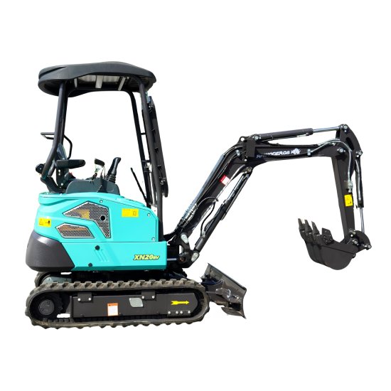 Kompaktbagger 2.0 t elektrisch - XN20EV | Rhinoceros 5 kW
