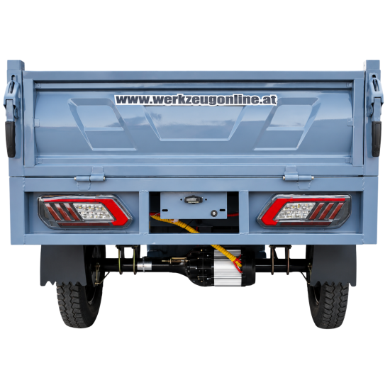 Elektro Dreirad 3000W – Elektrisches Transport-Dreirad mit Kippfunktion und Ladefläche