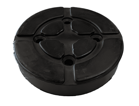 Gummiauflage 130 mm x 25 mm für KFZ-Hebebühnen | Auflageteller