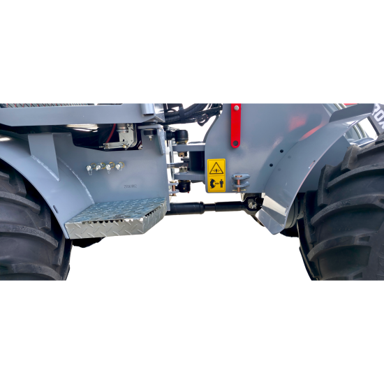 AGROX OX1090 Hoflader – 18,2 kW Kubota-Motor, 1200 kg Nutzlast, Komfortkabine, Euro-Aufnahme & Joysticksteuerung