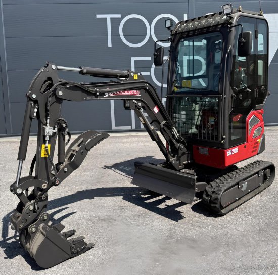 Rhinoceros XN20B Diesel Minibagger mit Kabine und Kubota Motor 18 PS - 3 Zylinder