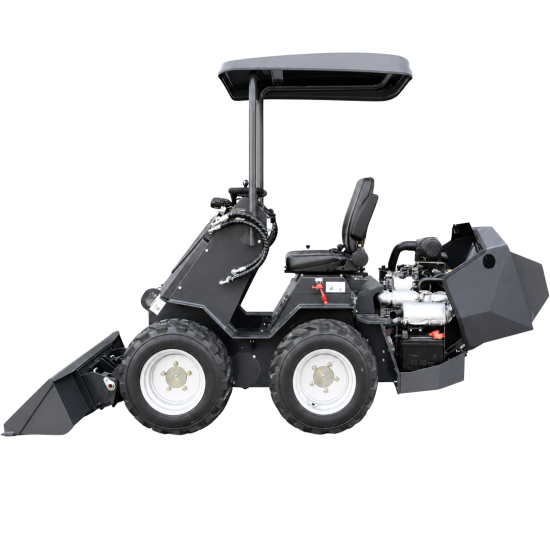 Kompaktlader L480S hydraulisch 19 PS wassergekühlt - Diesel 2 Zylinder Hoflader inkl. Schaufel AGROX