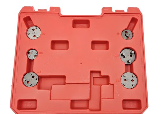 Preview: RETTER Pneumatischer Bremskolbenrückstell-Werkzeugsatz | 22-teilig | RT-B1073