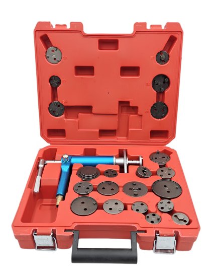 Preview: RETTER Pneumatischer Bremskolbenrückstell-Werkzeugsatz | 22-teilig | RT-B1073