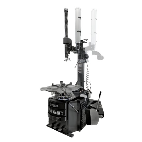 Montiermaschine RT-706A Pro mit Schwingarm, 2 Geschwindigkeiten und Felgenspannung bis 28 Zoll | RETTER