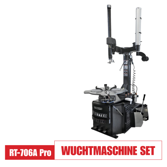 RT-706A Pro Reifenmontiermaschine - SET Auswahl Wuchtmaschine