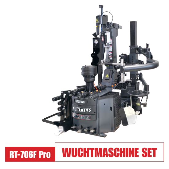 RETTER Profi Reifenmontagemaschine mit Zentralspannung RT-706F Pro - 380V