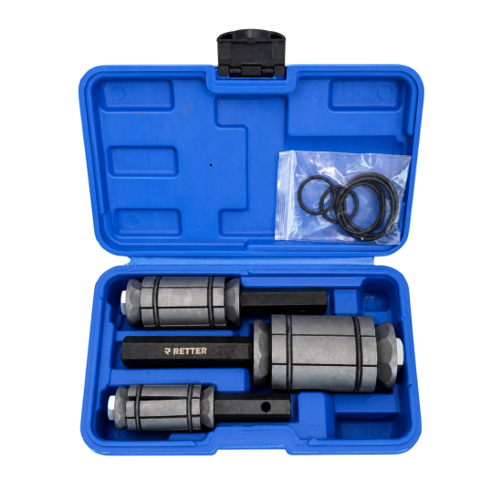 RETTER Auspuffrohr-Aufweiter-Set 30–85 mm – 3-teiliges Rohrspreizer-Set