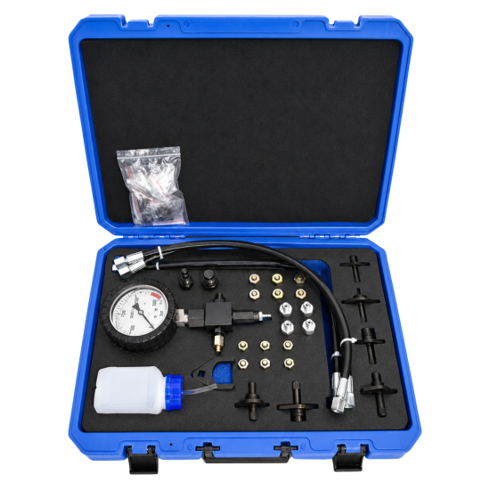 RETTER Diesel-Hochdruckprüfgerät mit Manometer und Adapter-Satz