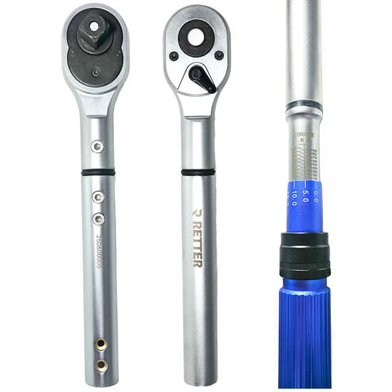 Preview: Drehmomentschlüssel inkl. Koffer mit +/- 3% Toleranz 200 - 1000 Nm