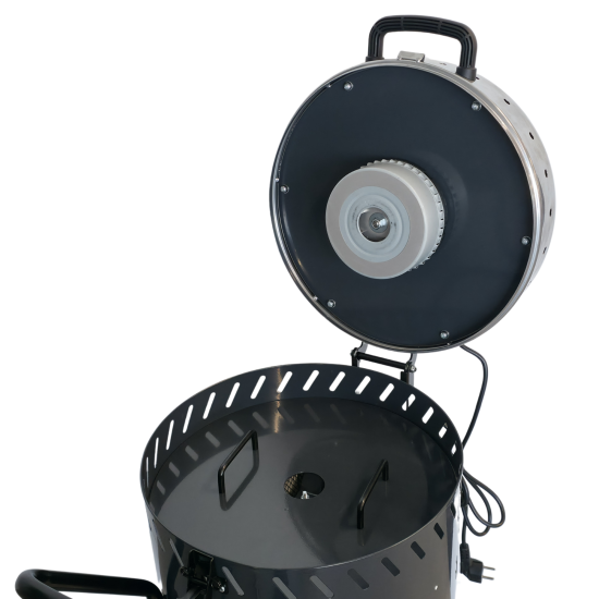 RETTER Mobiles Druckluft-Sandstrahlgerät RTS-106 mit 106 L Kesselvolumen und integrierter Absaugung