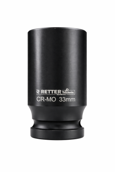 Preview: RETTER Schlagschrauber Nüsse Set 3/4 Zoll 24-41 mm 12-tlg. metrisch