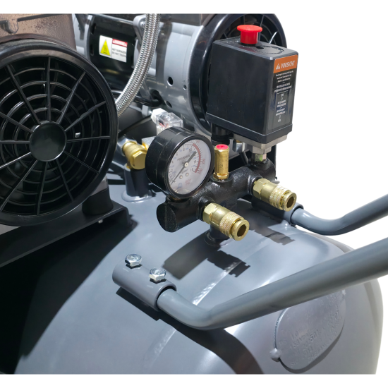 Preview: RT1200 Flüster Kompressor 200 L / 10 Bar