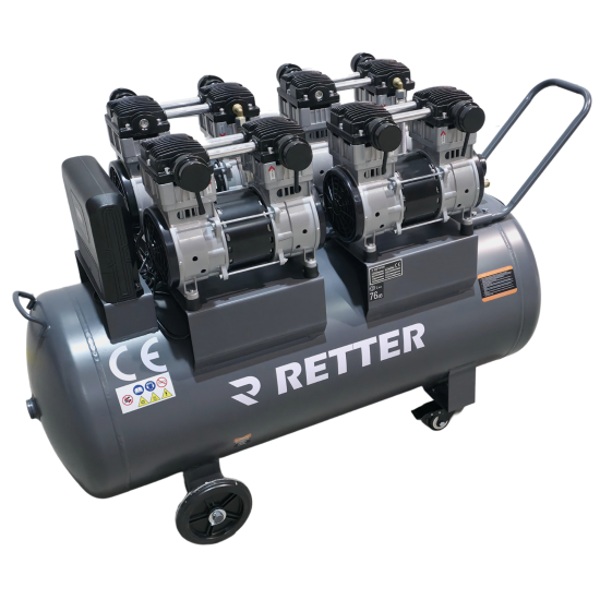 RT1200 Flüster Kompressor 200 L / 10 Bar