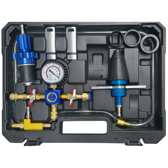 Preview: RETTER Kühlsystem-Druckprüfer und Unterdruck-Befüllset für Kühlmittel