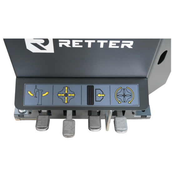 RETTER RC818A - Reifenmontiermaschine mit platzsparender Schwenksäule