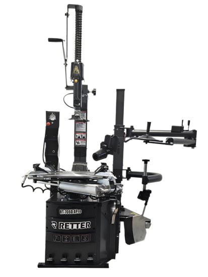 Montiermaschine RT-706D Pro mit Booster System, 2 Geschwindigkeiten und Felgenspannung bis 28 Zoll inkl. Luftbooster | RETTER