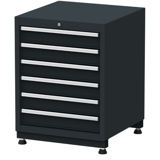 6-Schubladen Schrank Modul für Schranksystem RTX5000 - 680 x 700 x 910 mm | RETTER RTX-5000