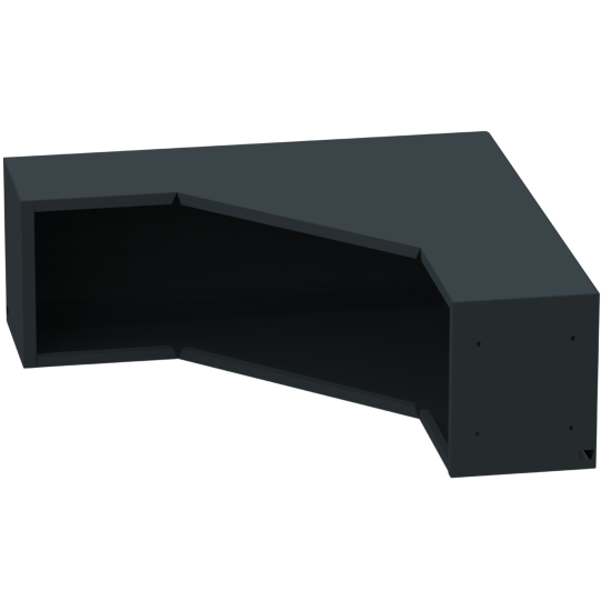 Wandhängeschrank mit LED Modul für Schranksystem RTX5000 - 1000 x 1000 x 350 mm | RETTER RTX-5000