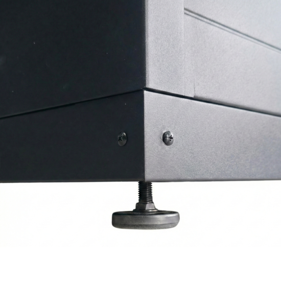 RETTER Werkstatteinrichtung RTX-0900 16-tlg Schranksystem 0,8 mm Stahl mit LED-Beleuchtung und Edelstahlarbeitsplatte 2955 x 525 x 1990 mm