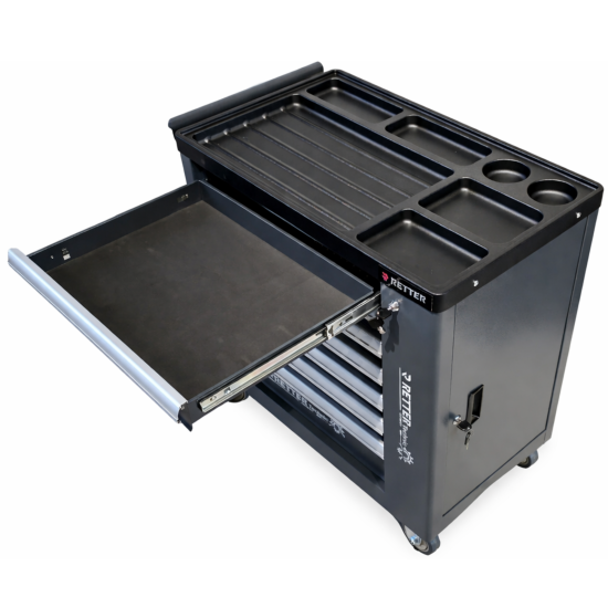 RETTER Werkzeugwagen R2 mit 7 Schubladen und inkl. Werkzeug 255-tlg.