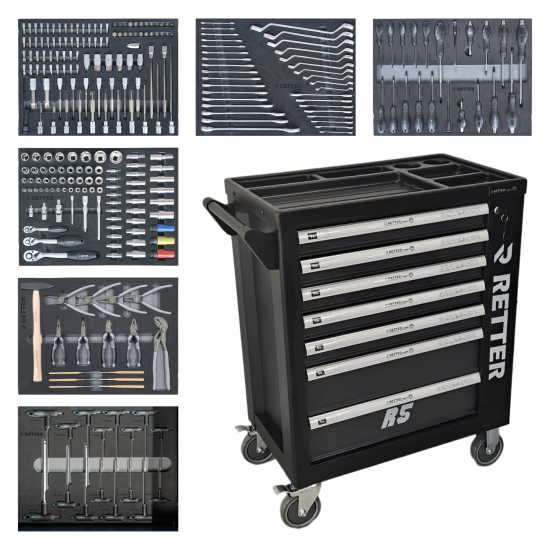 Werkzeugwagen R5 mit Werkzeug 7 Schubladen