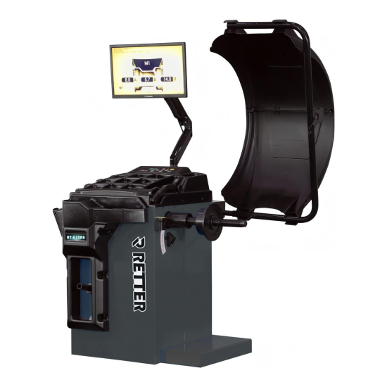Wuchtmaschine RT-510RS 3D mit LCD-Display – Vollautomatische Präzisionstechnologie