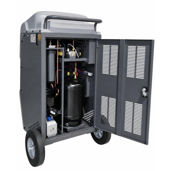 RETTER RTC-545 vollautomatisches Klimaservicegerät R134a mit 7-Zoll-Touchscreen, Rückgewinnung, Vakuum und Befüllung für Kfz-Klimaanlagen