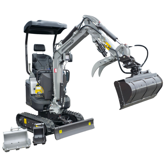 NEU Rhinoceros KS10-8 Mini-Bagger - Kompakt, leistungsstark 10 PS