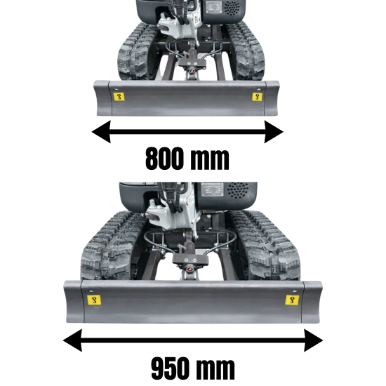 NEU Rhinoceros KS10-8 Mini-Bagger - Kompakt, leistungsstark 10 PS