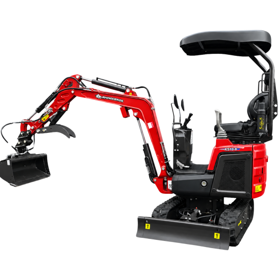 Preview: NEU Rhinoceros KS10-8 Mini-Bagger - Kompakt, leistungsstark 10 PS