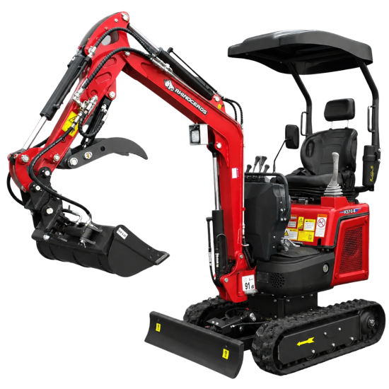 Preview: NEU Rhinoceros KS10-8 Mini-Bagger - Kompakt, leistungsstark 10 PS